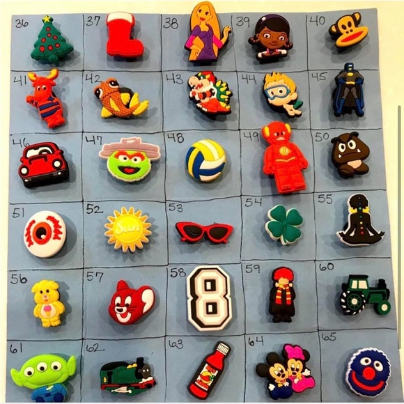 Colorful Cartoon Character Shoe Charms Set - Picture 3 of 4